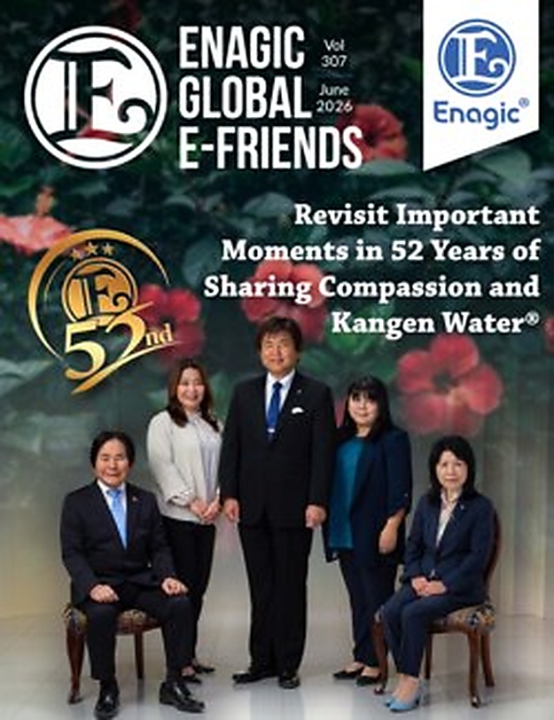 Enagic Global E-Friends June 2026 - 52 Years of Sharing Compassion